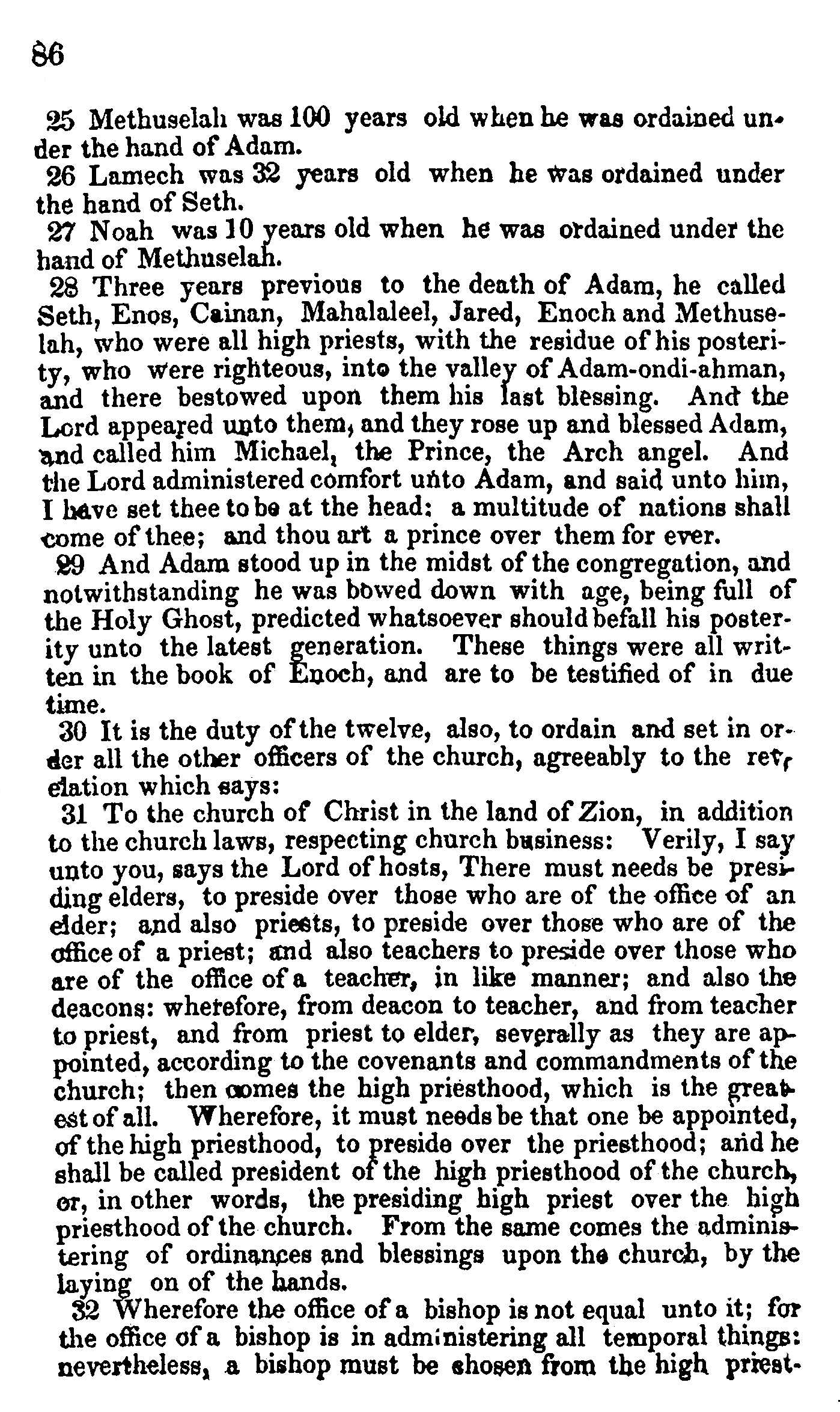 Doctrine And Covenants Page 86