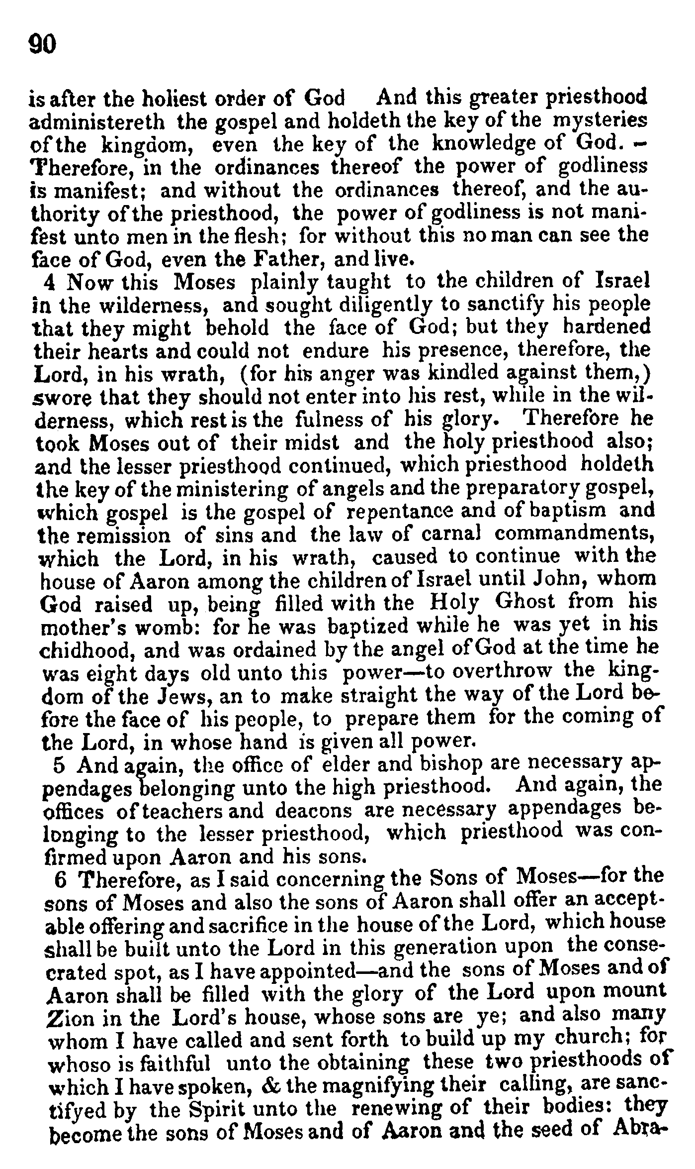 Doctrine And Covenants Page 90