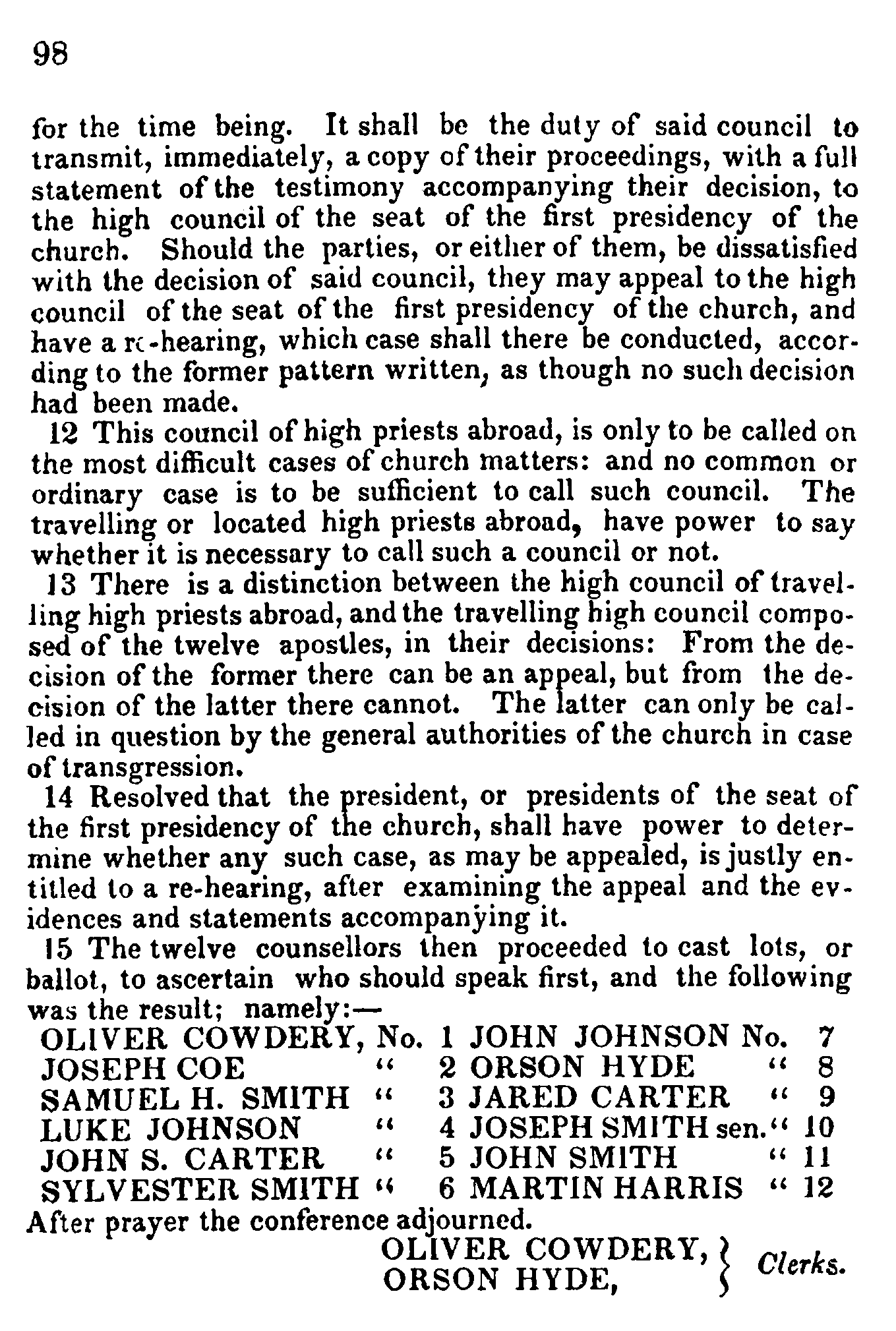 Doctrine And Covenants Page 98