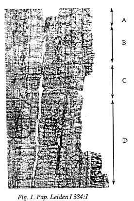 Papyrus at Leiden University, Netherlands