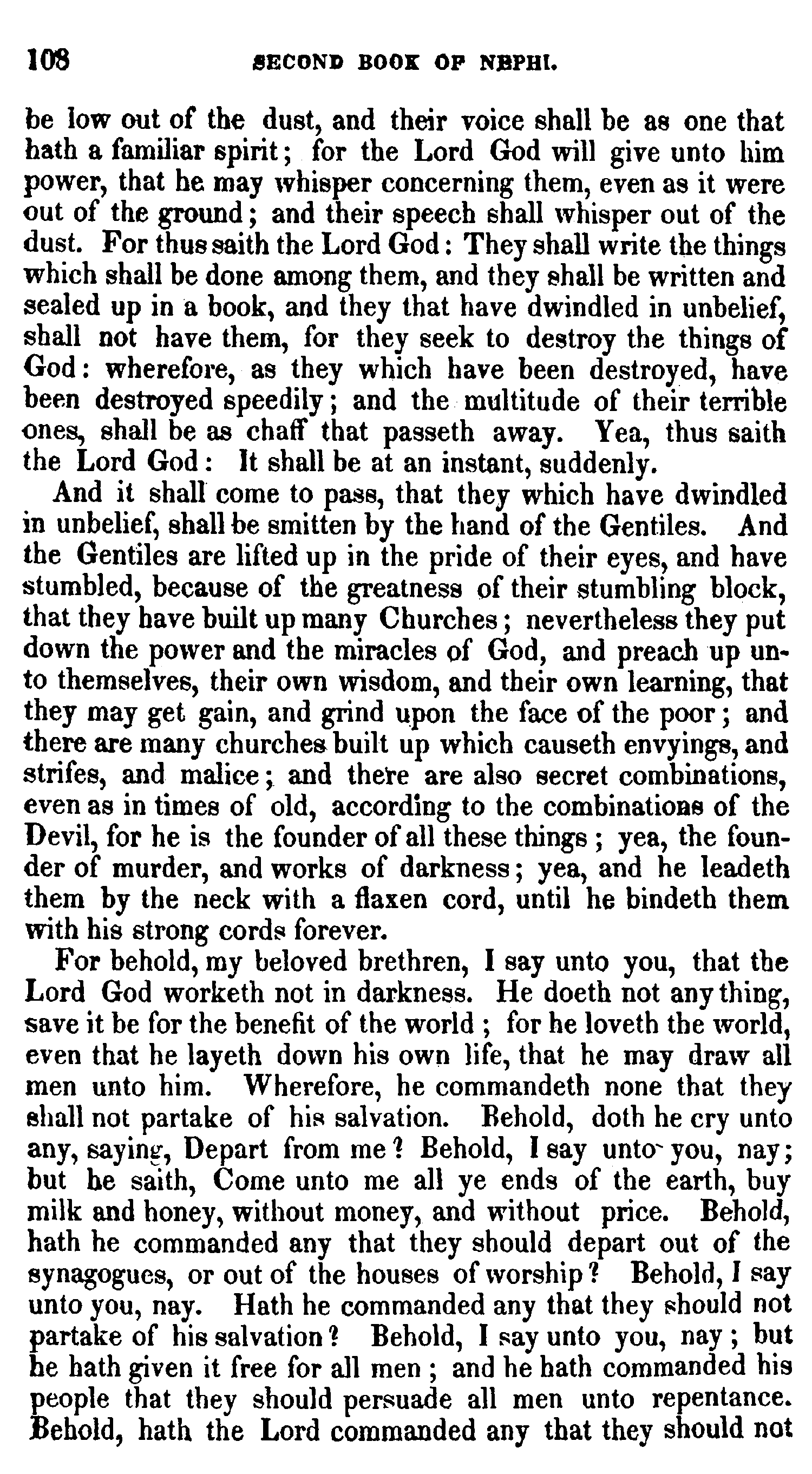 Book Of Mormon - 2 Nephi - Page 108