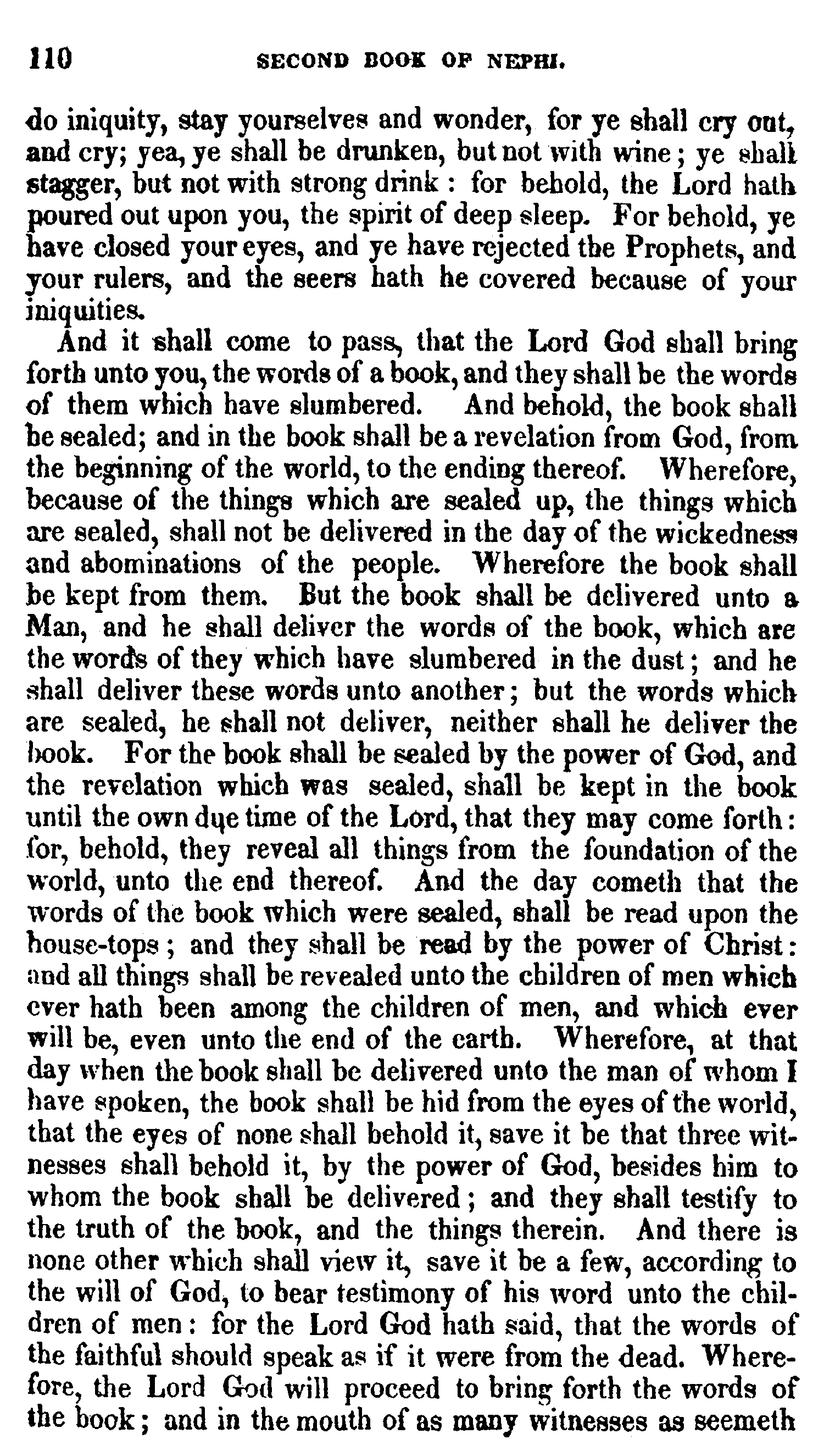 Book Of Mormon - 2 Nephi - Page 110