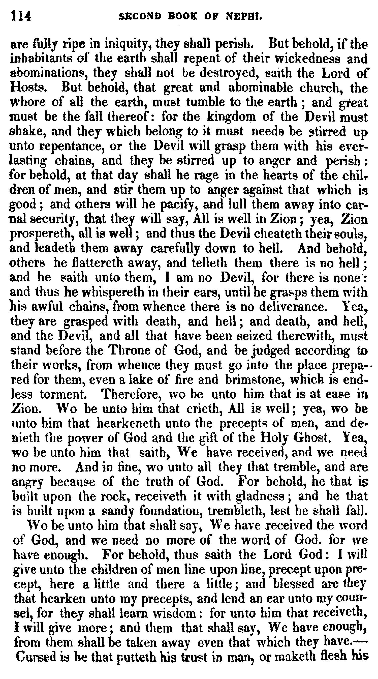 Book Of Mormon - 2 Nephi - Page 114
