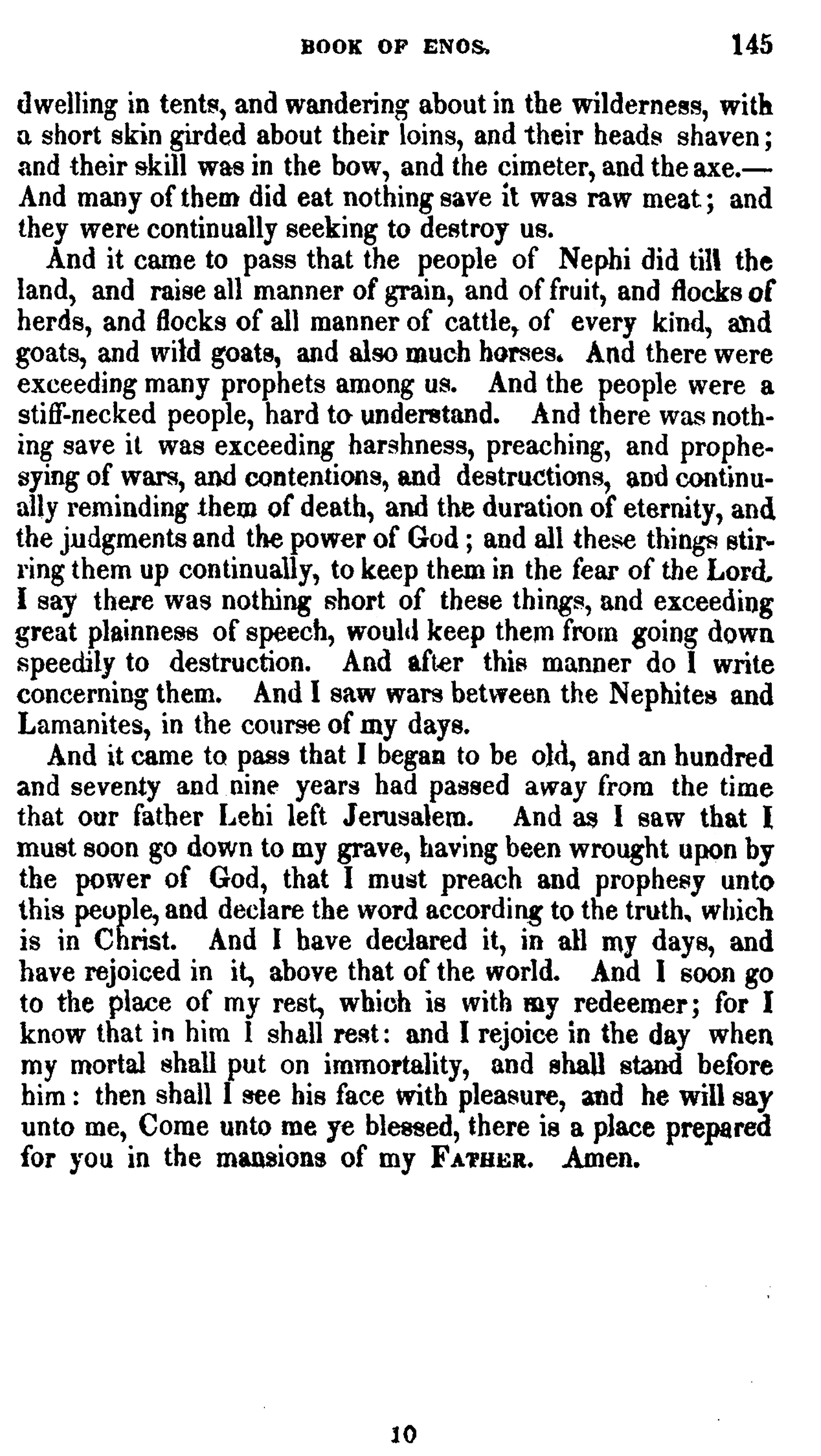 Book Of Mormon - Enos - Page 145