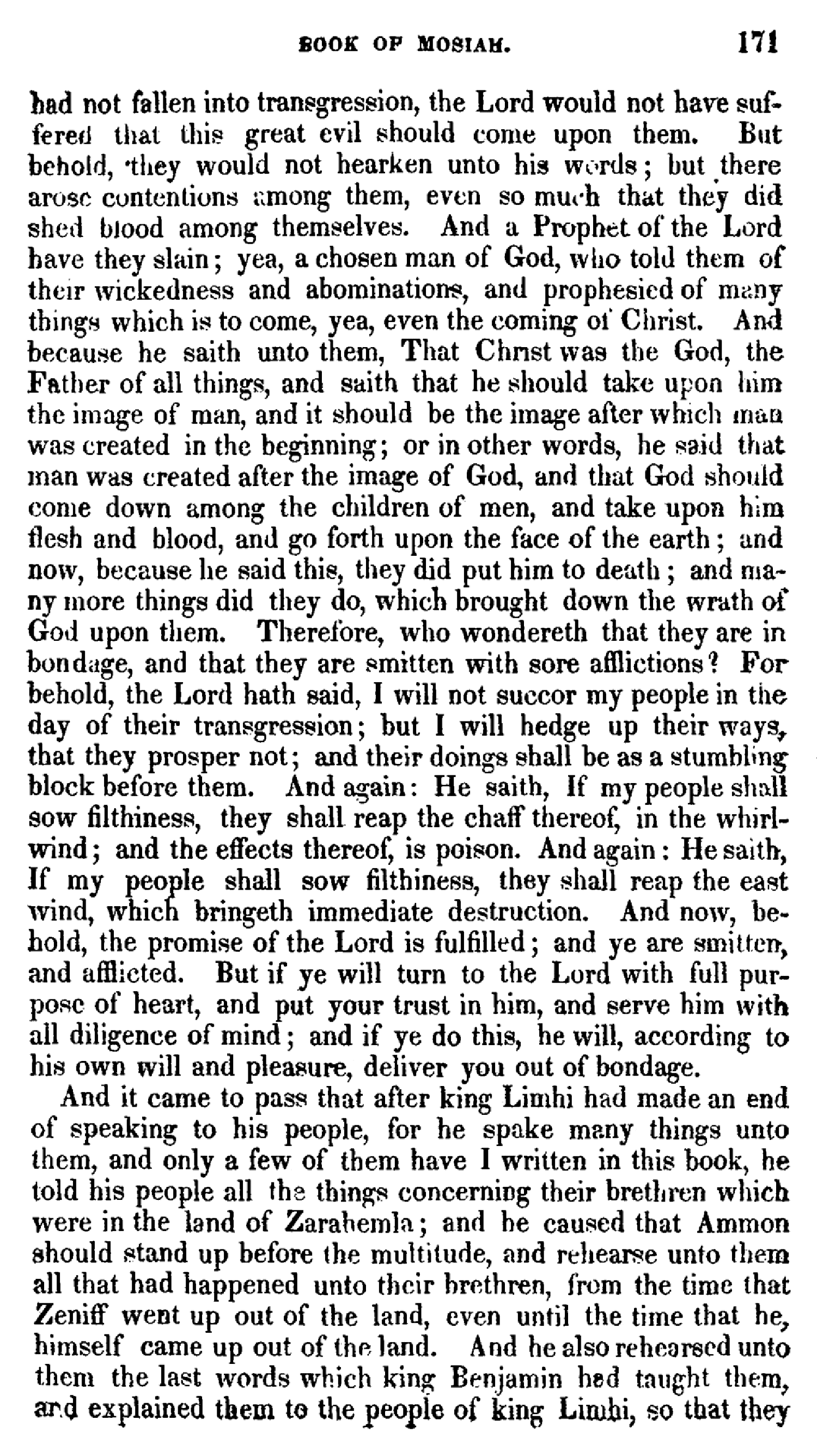 Book Of Mormon - Mosiah - Page 171