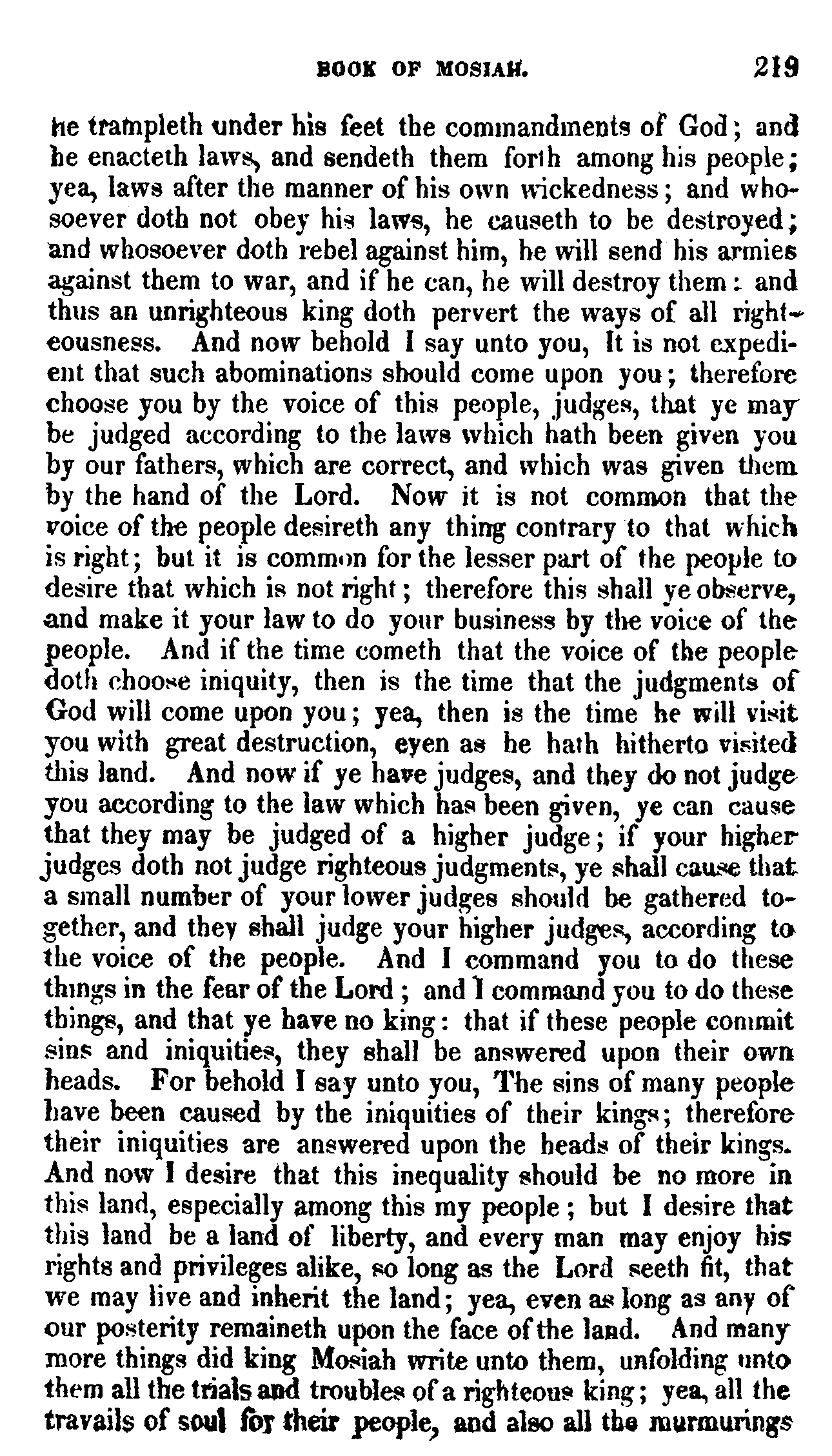 Book Of Mormon - Mosiah - Page 219