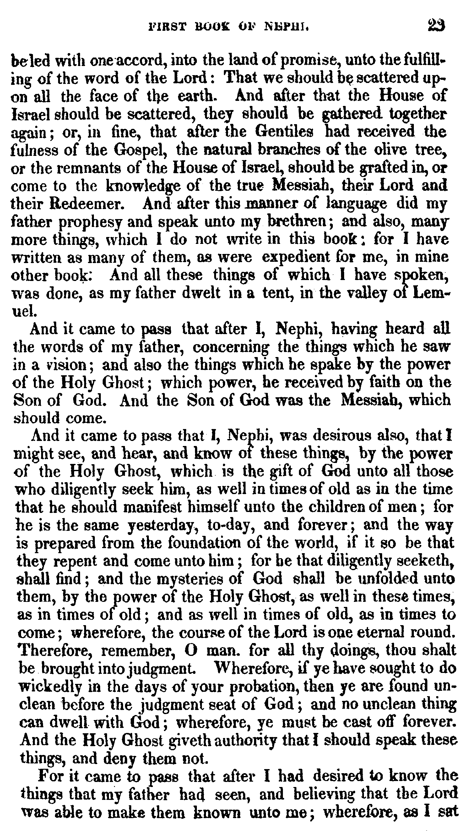 Book Of Mormon - 1 Nephi - Page 23