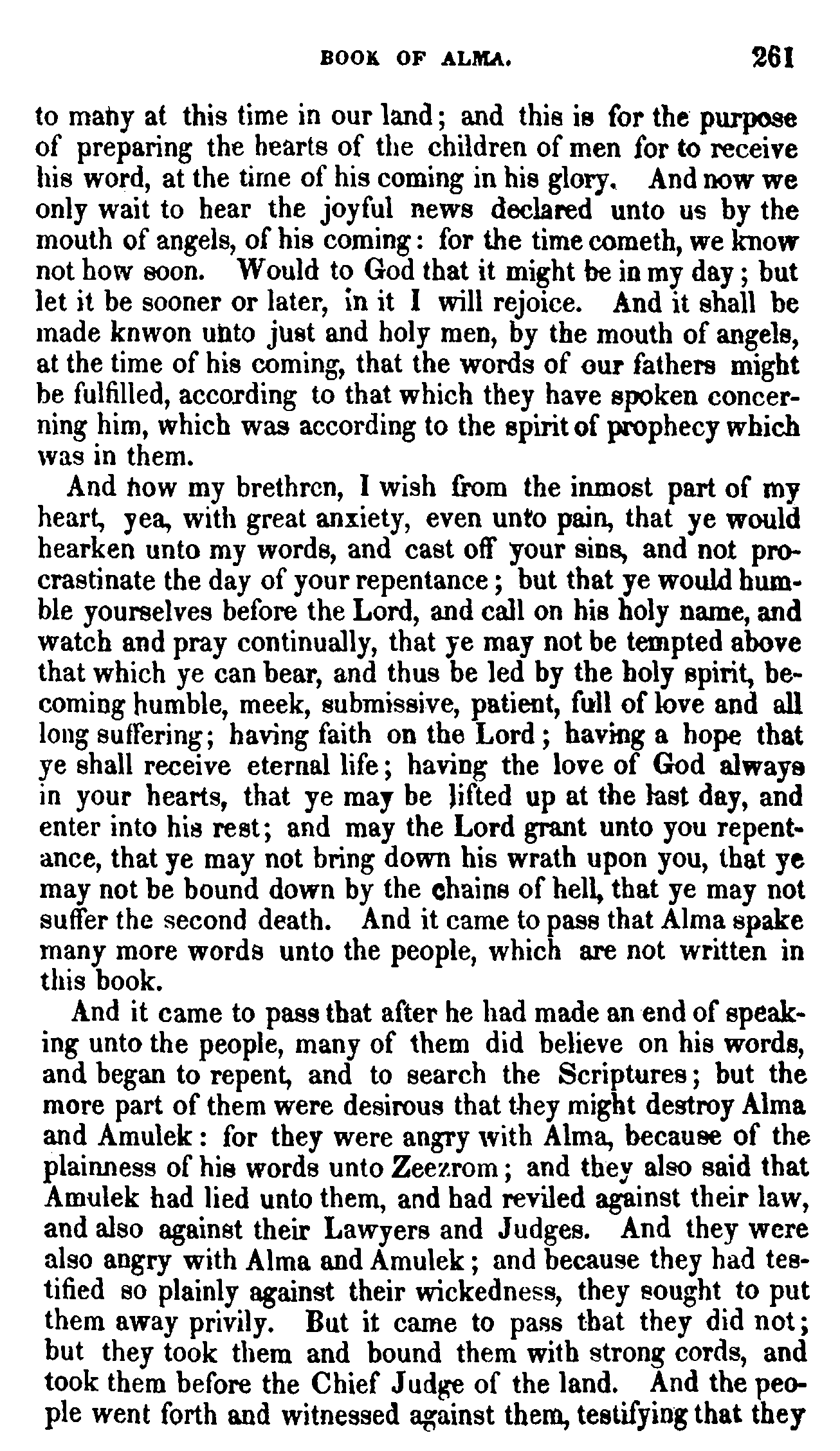 Book Of Mormon - Alma - Page 261