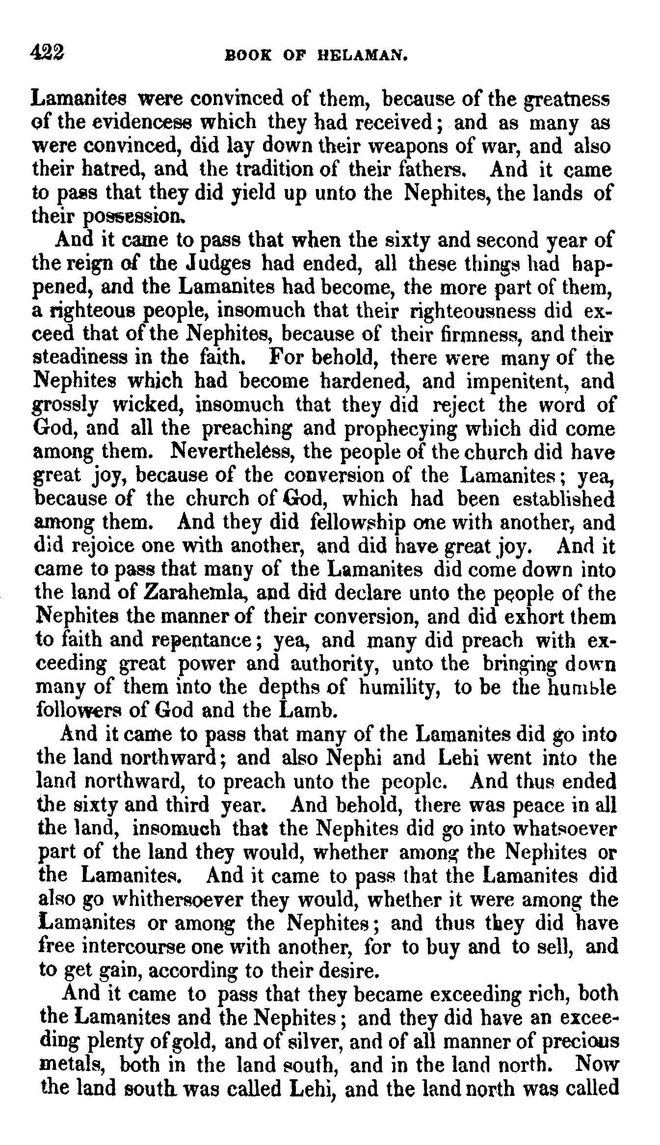 Book Of Mormon - Helaman - Page 422
