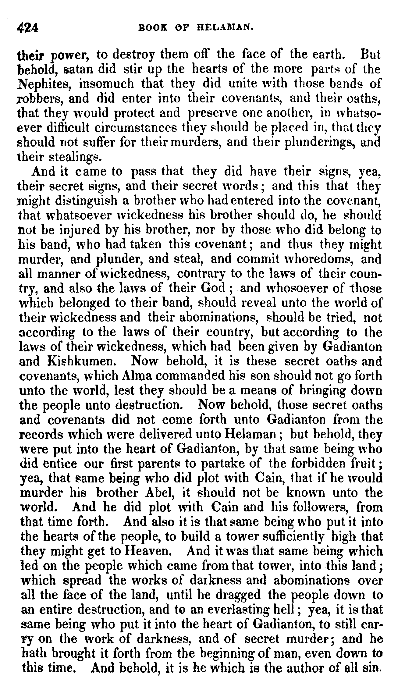 Book Of Mormon - Helaman - Page 424
