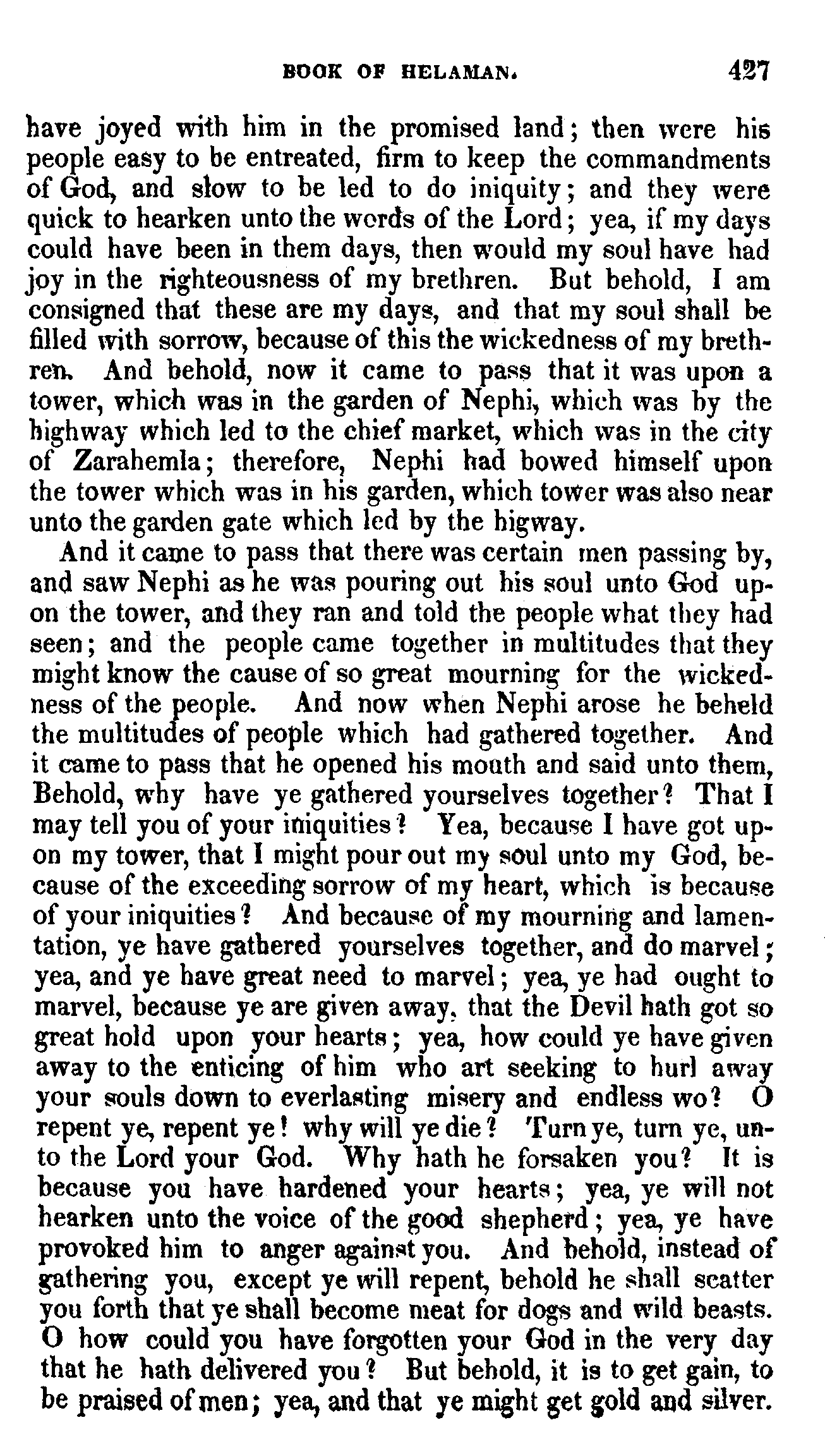 Book Of Mormon - Helaman - Page 427