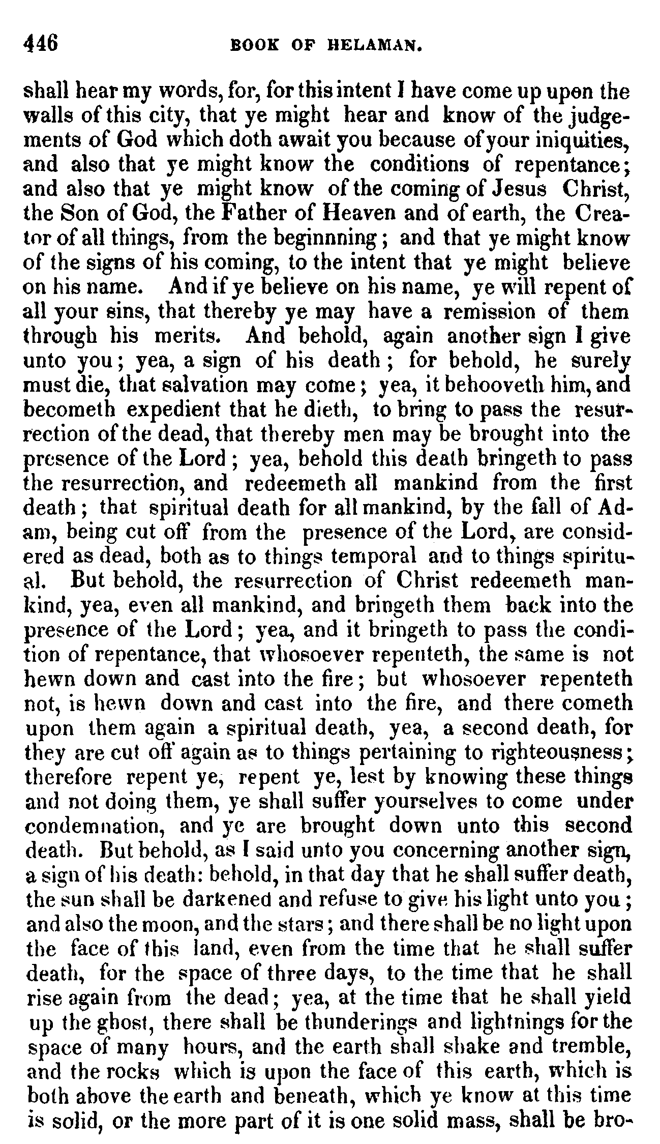 Book Of Mormon - Helaman - Page 446