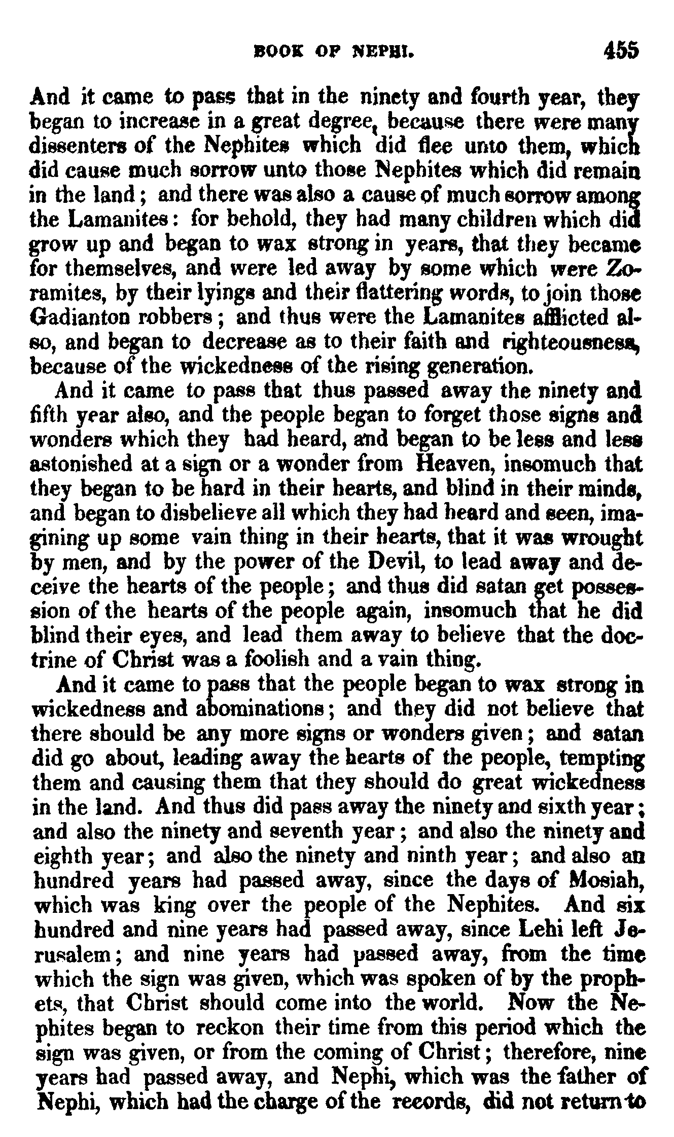Book Of Mormon - 3 Nephi - Page 455