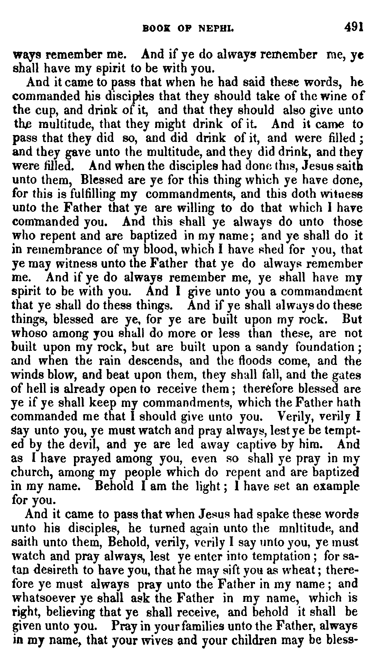 Book Of Mormon - 3 Nephi - Page 491