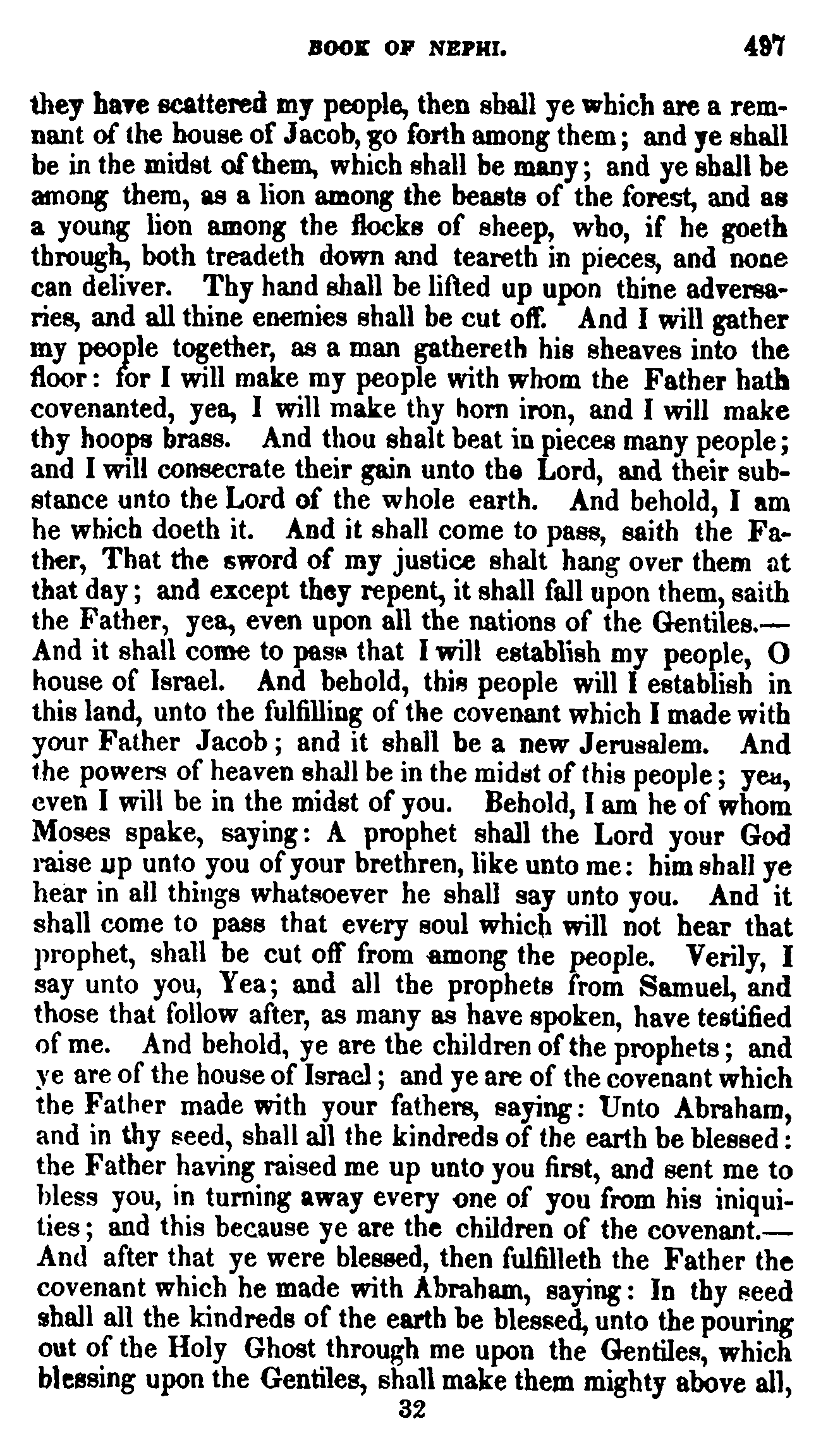 Book Of Mormon -3 Nephi - Page 497