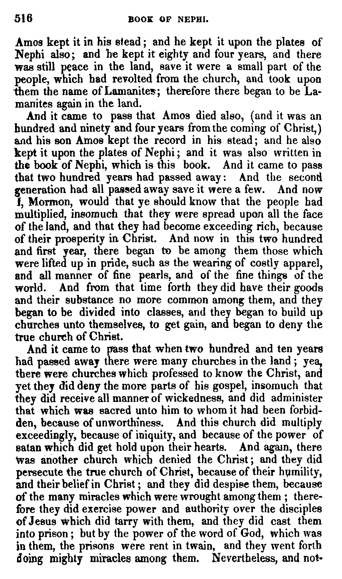 Book Of Mormon - 4 Nephi - Page 516