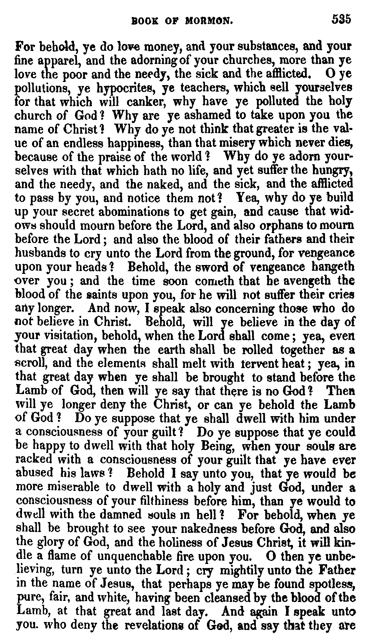 Book Of Mormon Page 535