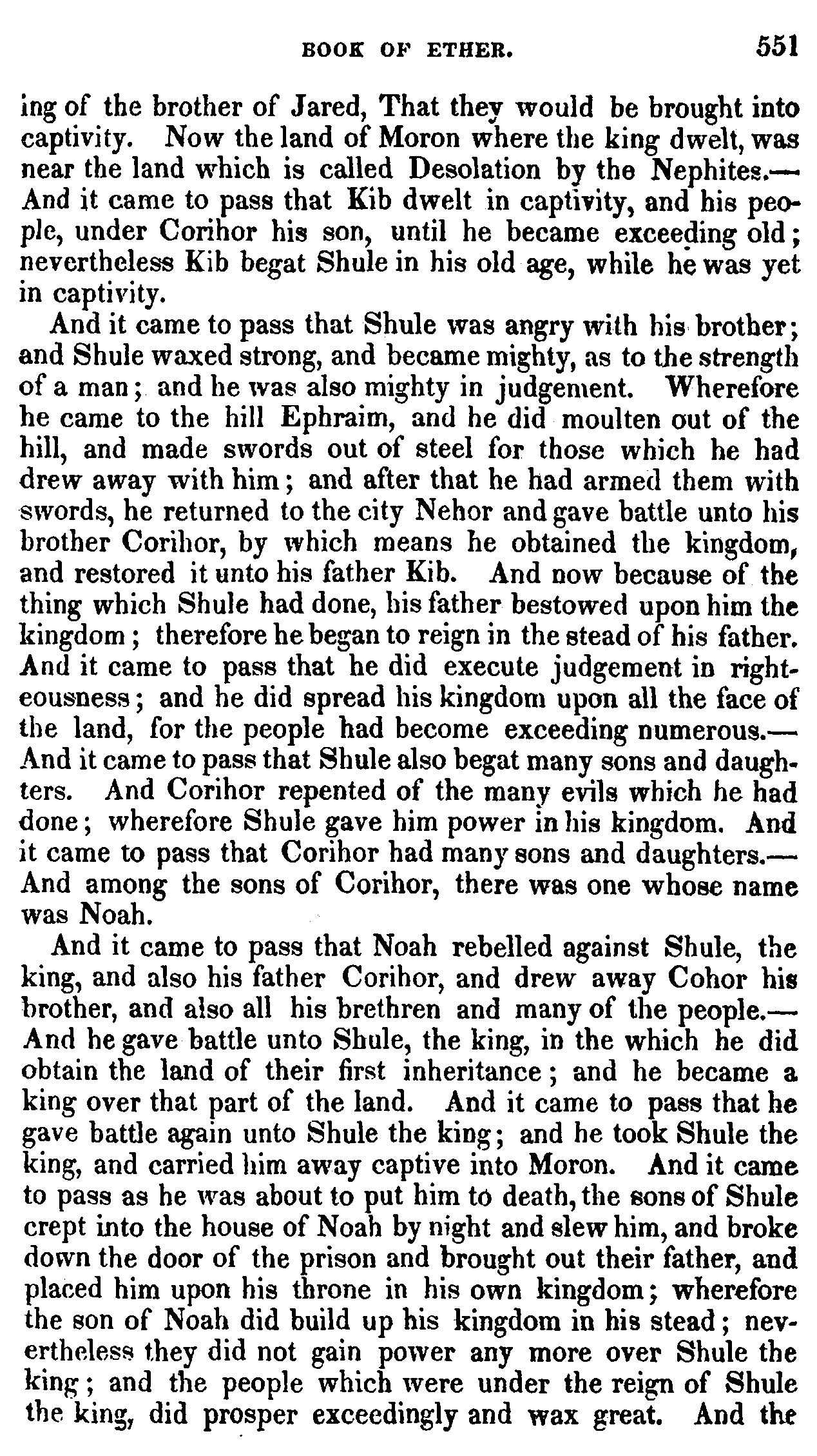 Book Of Mormon - Ether - Page 551