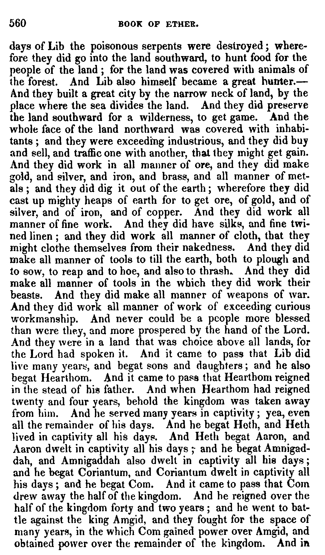 Book Of Mormon - Ether - Page 560