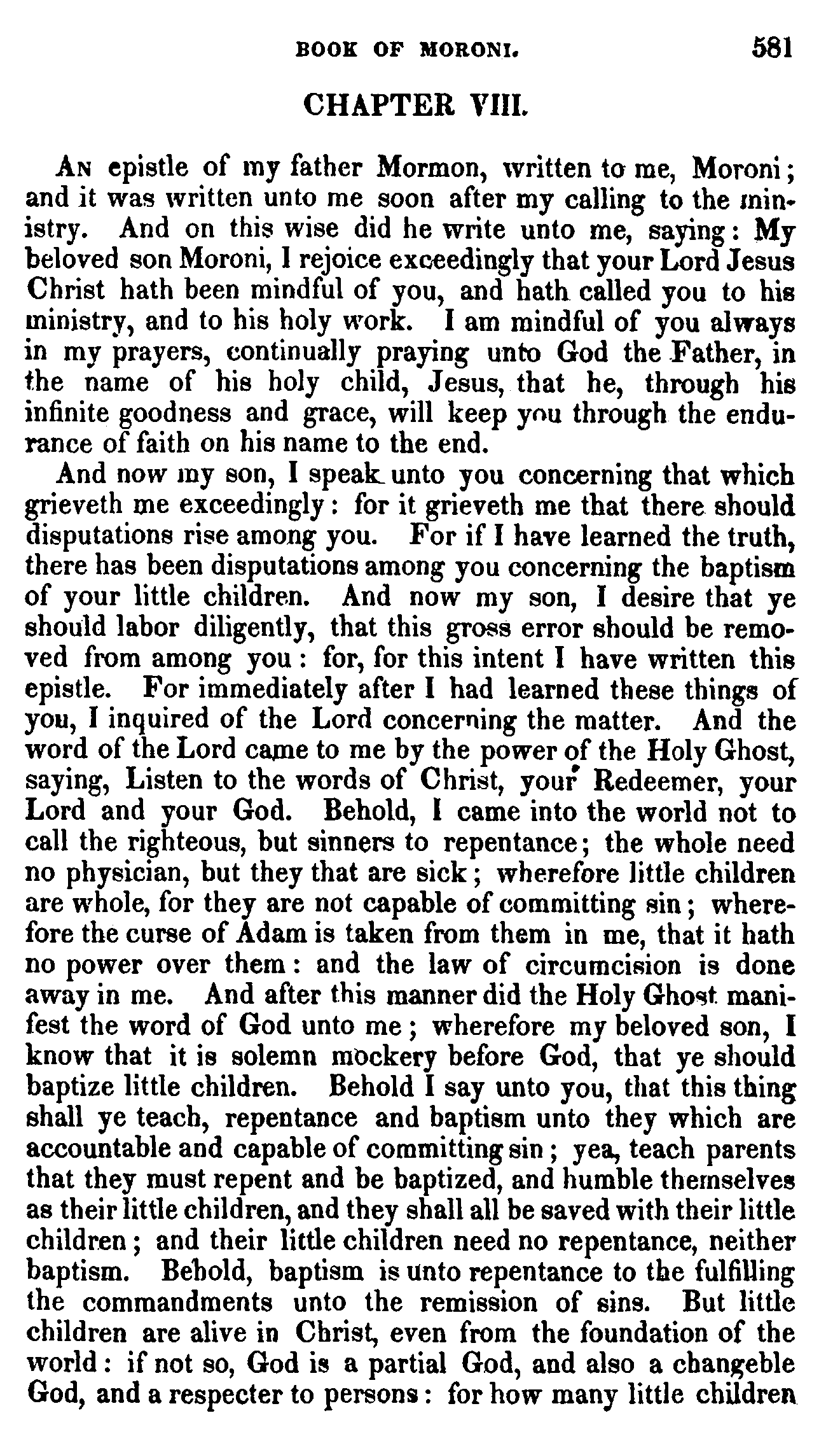 Book of Mormon - Moroni - Page 581