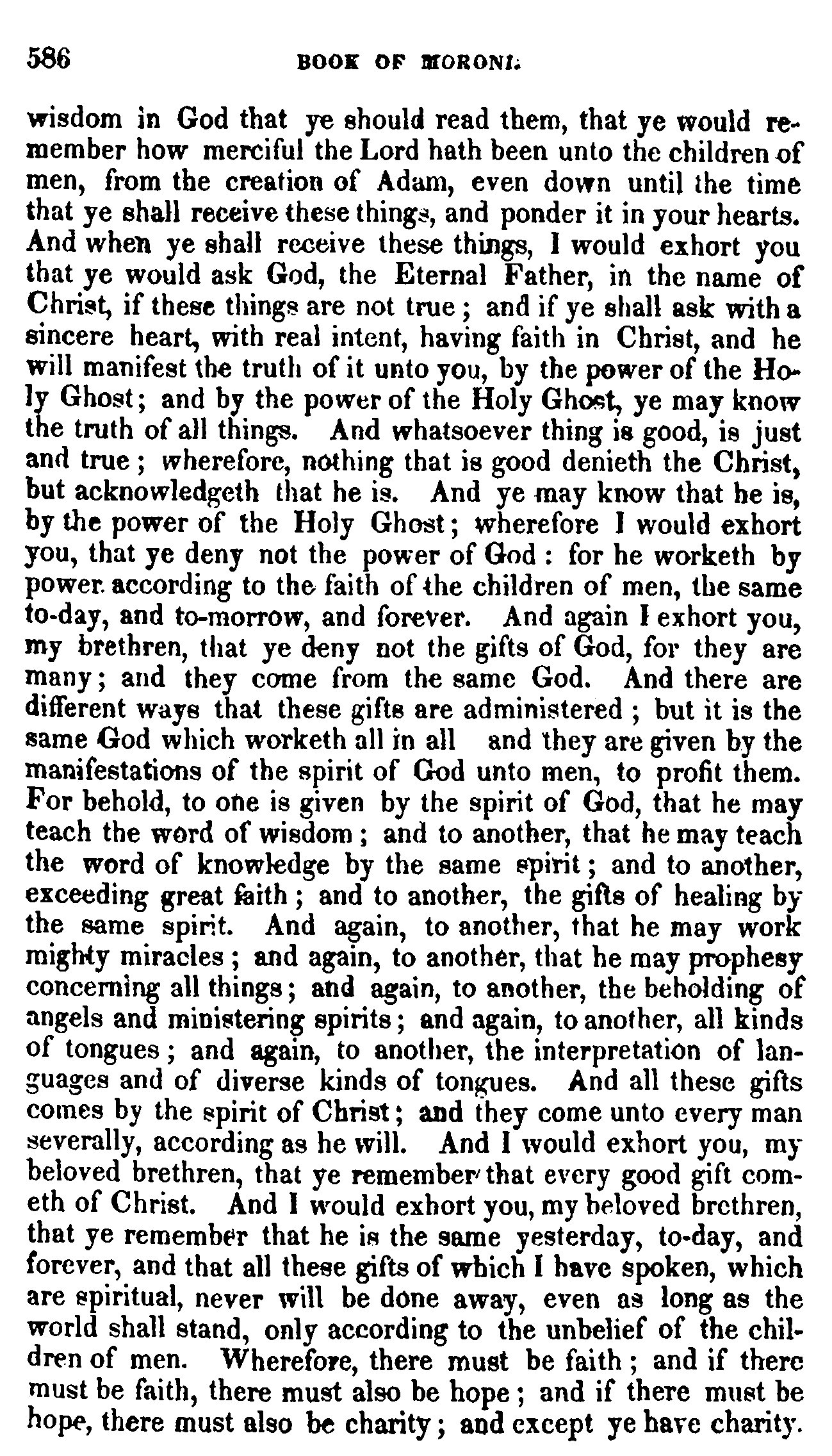 Book of Mormon - Moroni - Page 586
