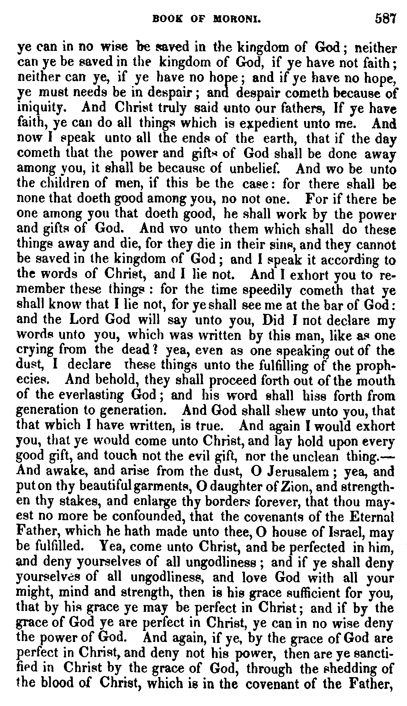Book of Mormon - Moroni - Page 587