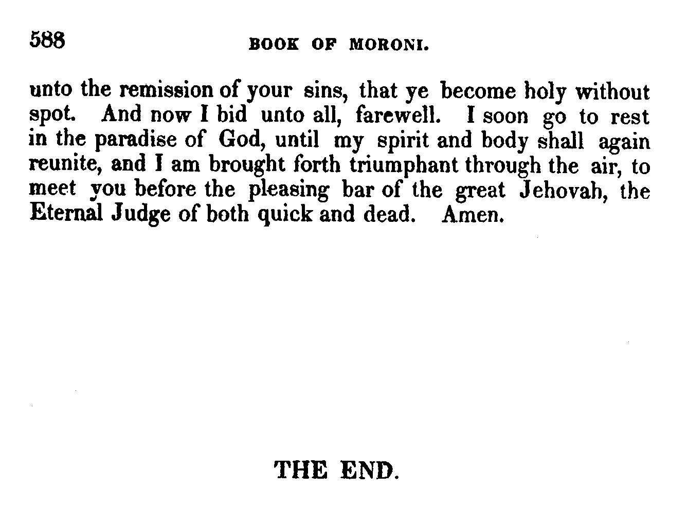 Book of Mormon - Moroni - Page 588
