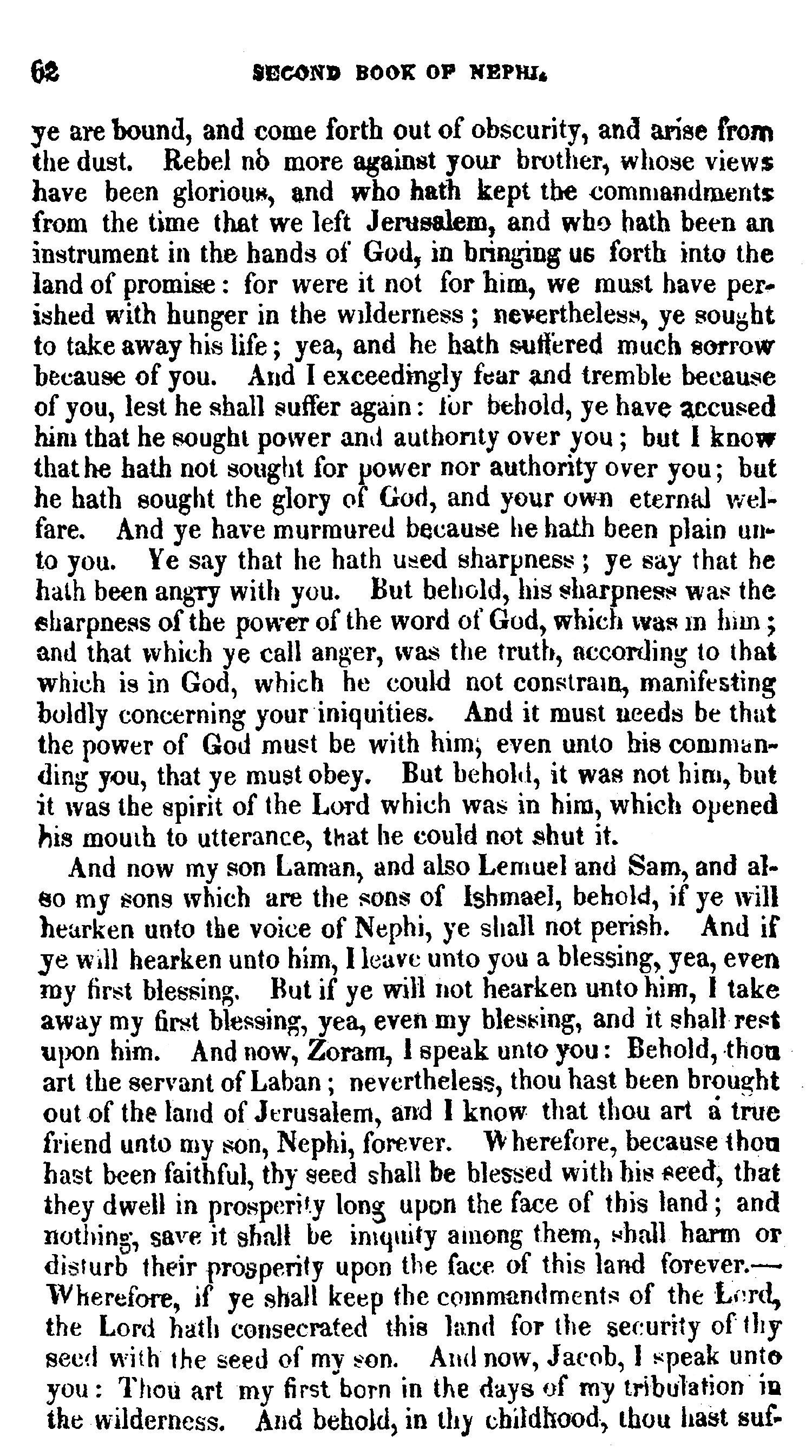 Book Of Mormon - 2 Nephi - Page 62