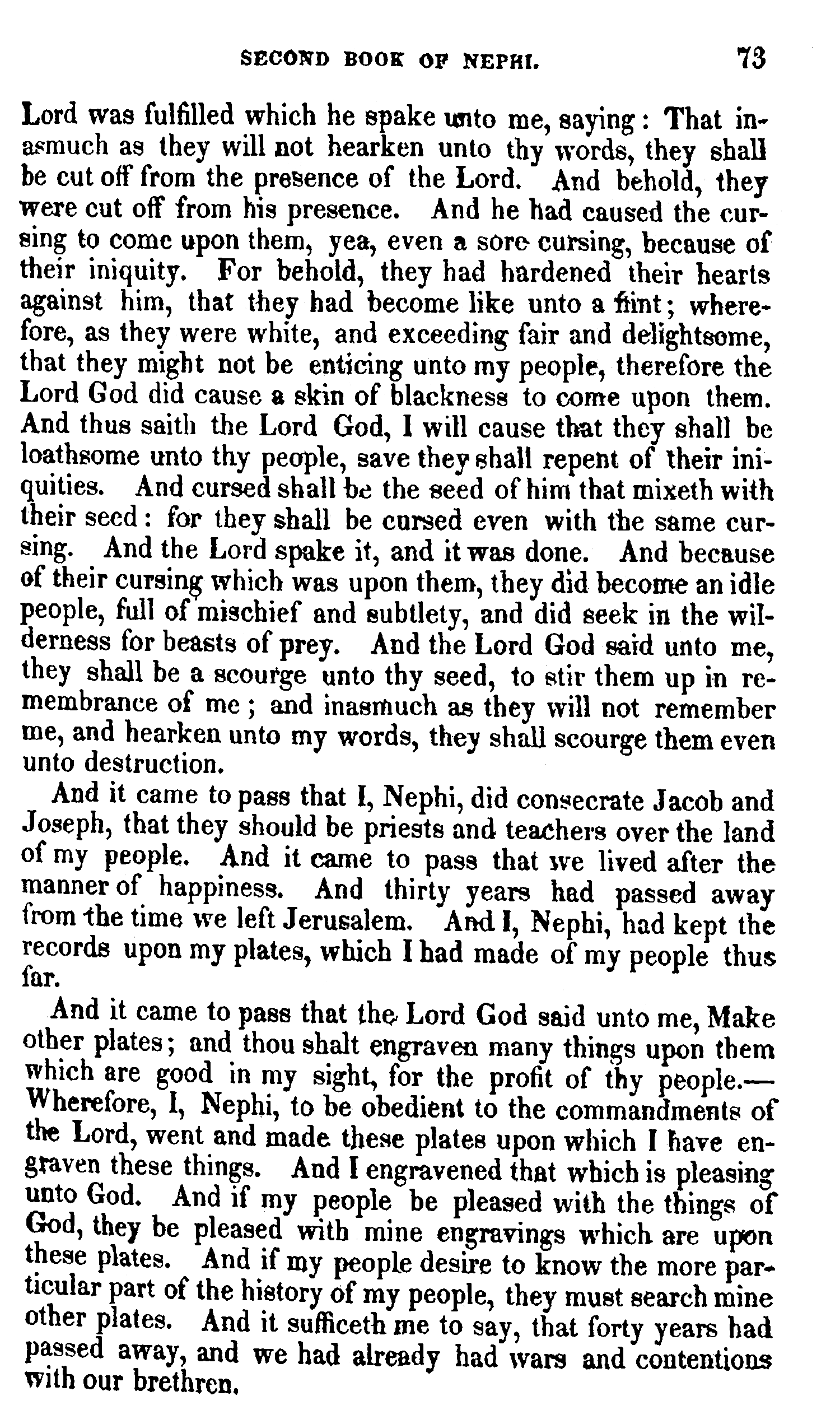 Book Of Mormon - 2 Nephi - Page 73