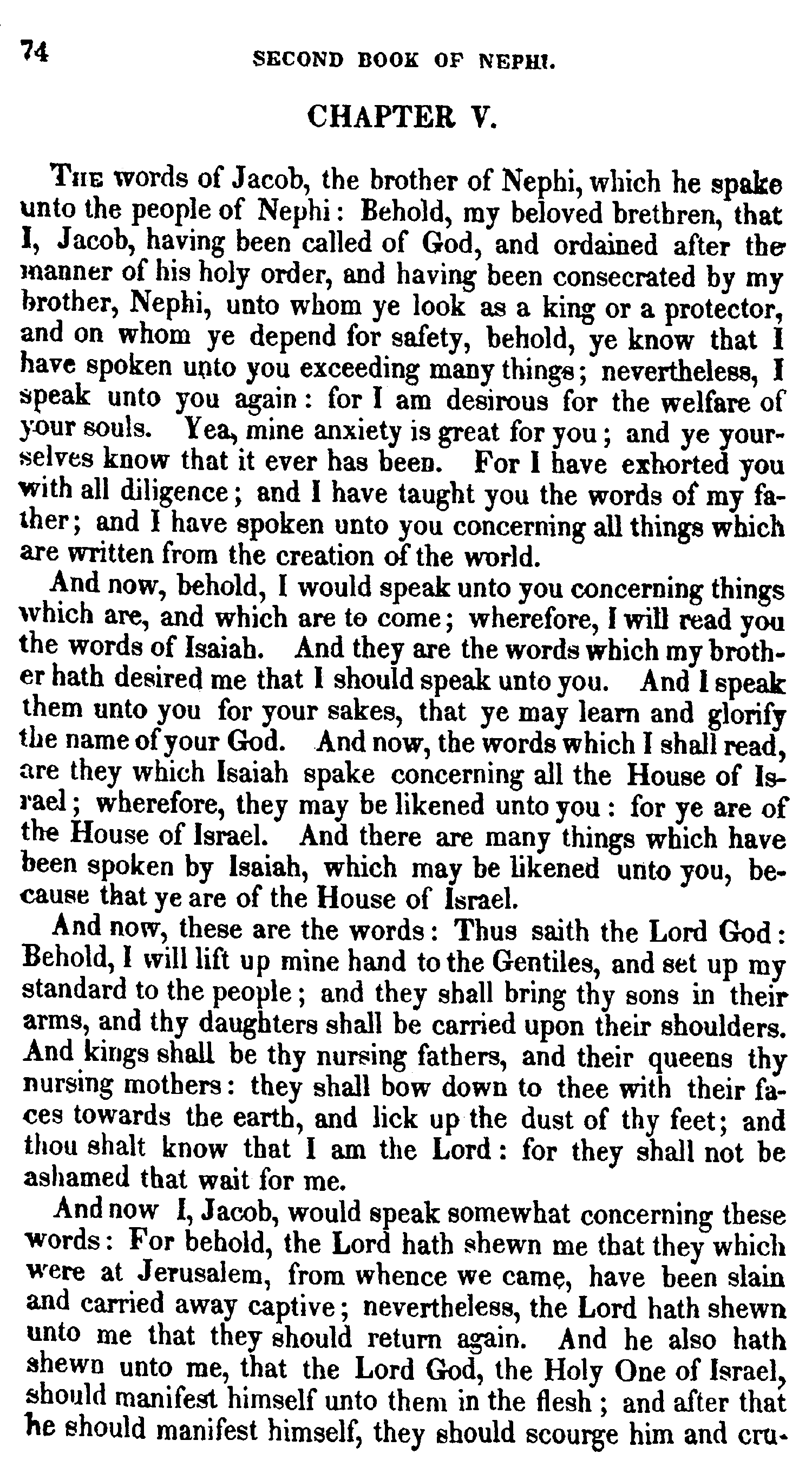 Book Of Mormon - 2 Nephi - Page 74
