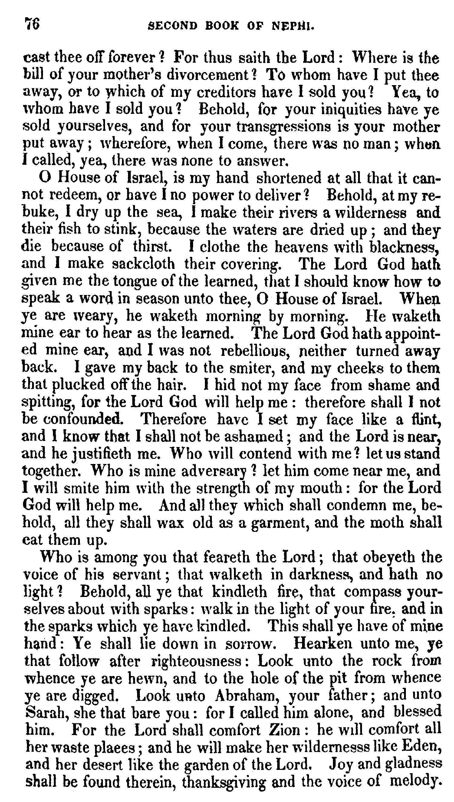 Book Of Mormon - 2 Nephi - Page 76