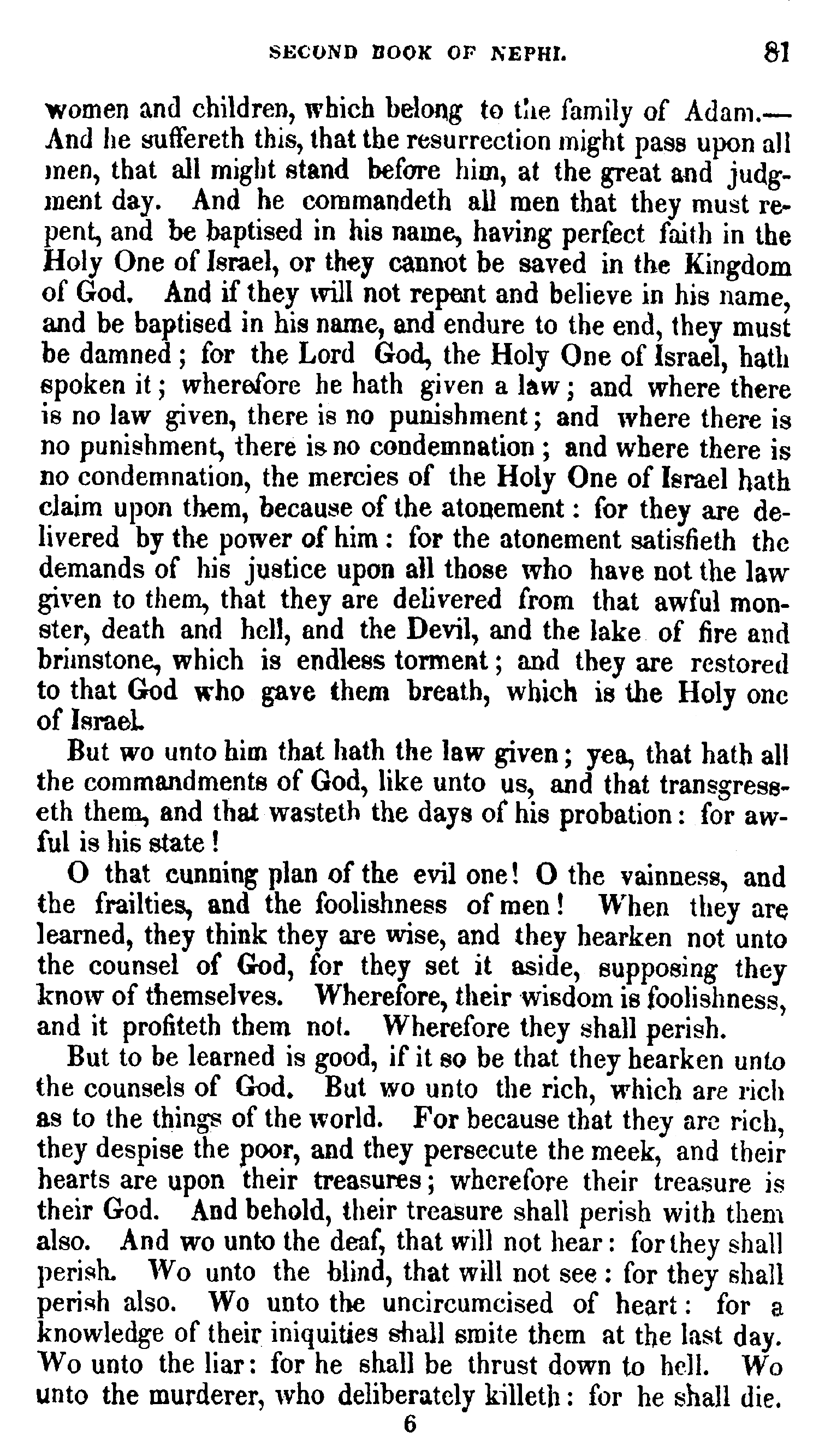 Book Of Mormon - 2 Nephi - Page 81