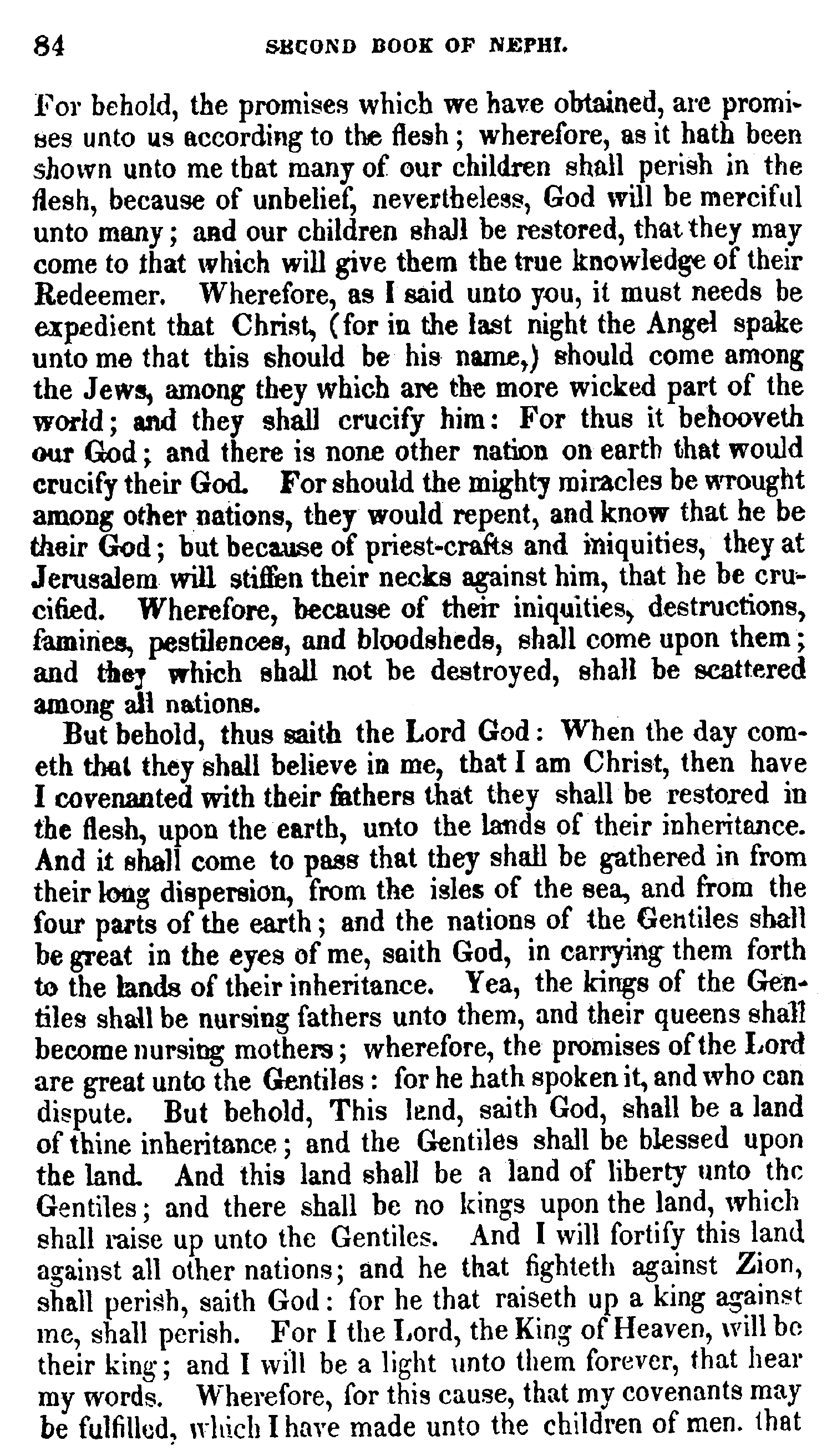 Book Of Mormon - 2 Nephi - Page 84