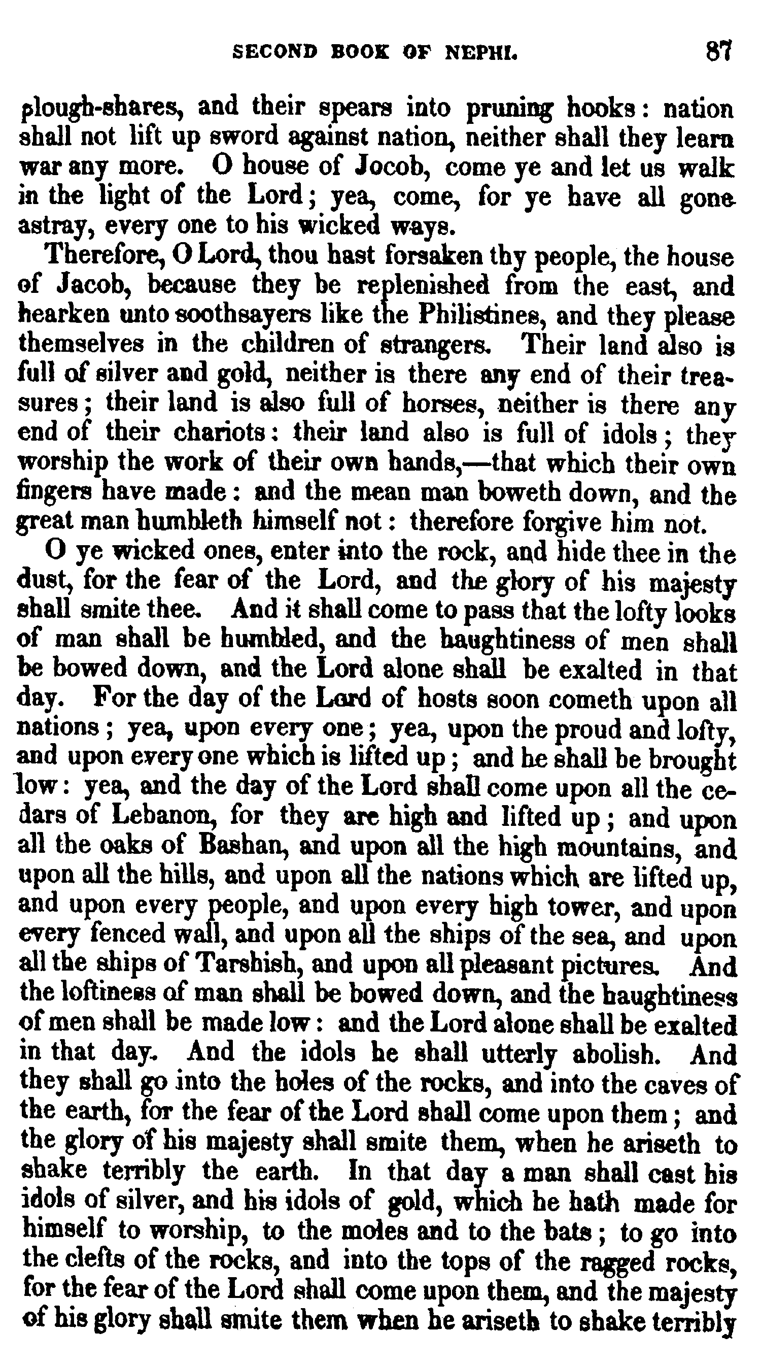 Book Of Mormon - 2 Nephi - Page 87