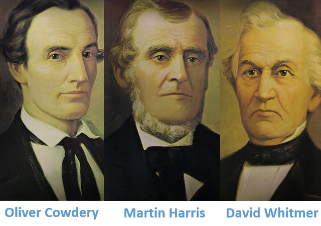 The Three Witnesses--Oliver Cowdery, Martin Harri and David Whitmer