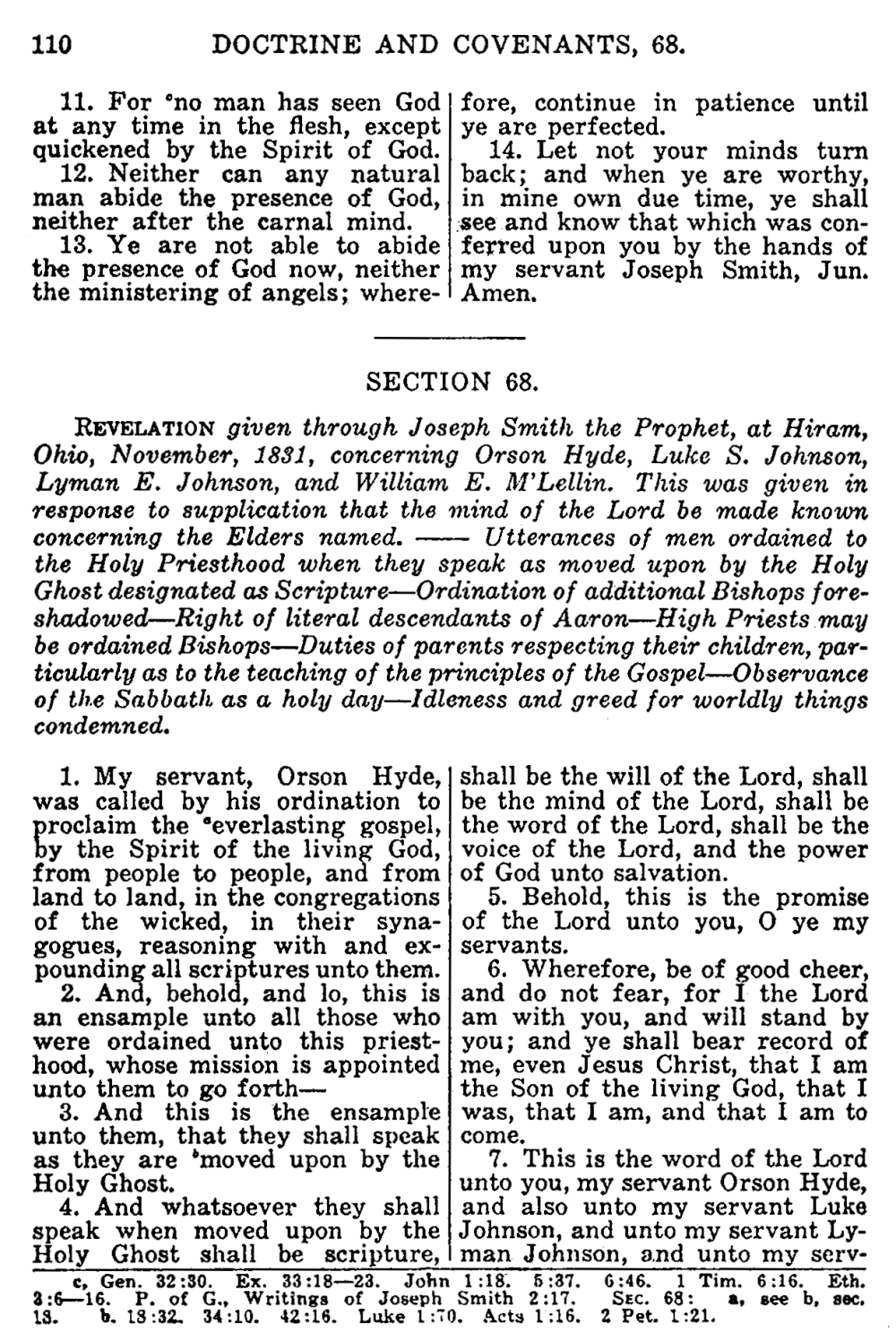 Doctrine And Covenants