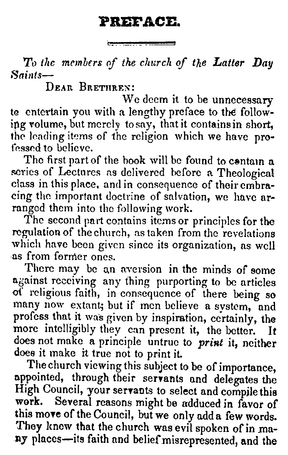 Doctrine and Covenants, p. iii