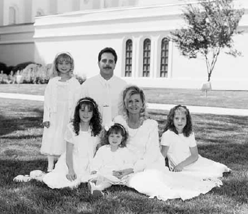 Black And White Family Photo
