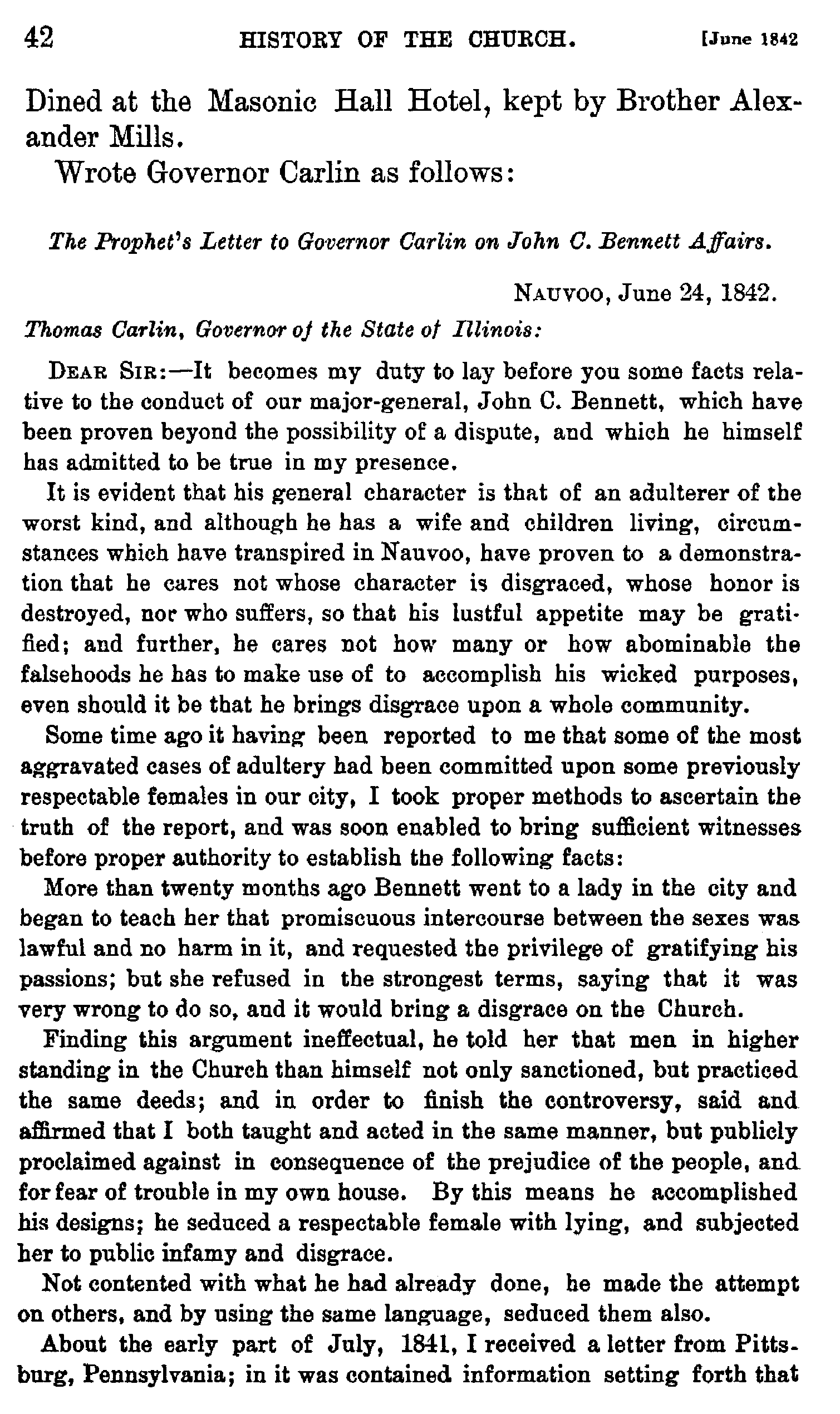 History of the Church, vol. 5, p. 42