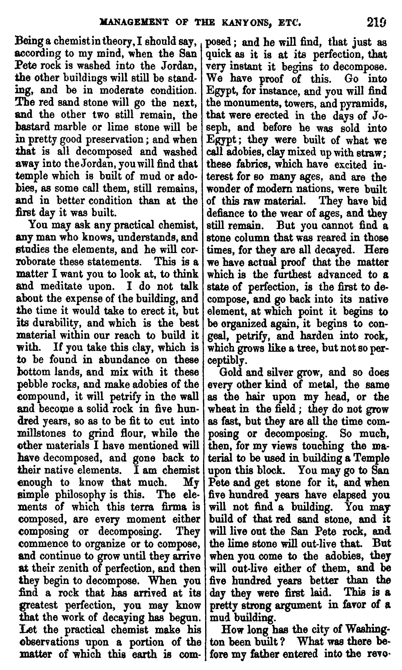 Journal of Discourses, vol. 1, p. 219