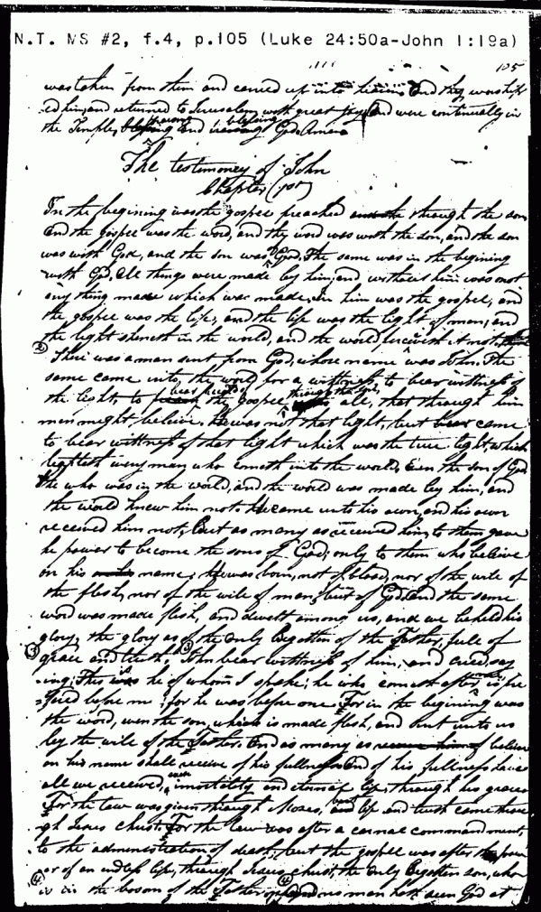 Inspired Version Manuscript