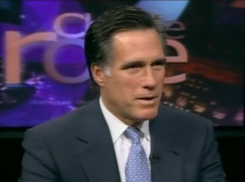 Mitt Romney on Charlie Rose Show