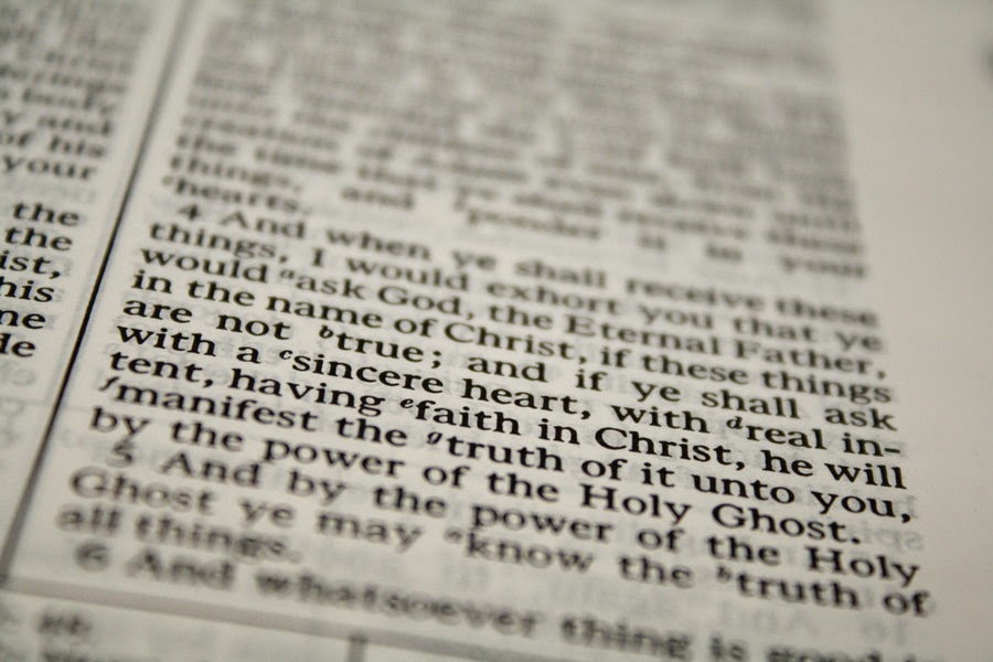 Closeup Book Of Mormon