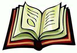 Clip art of open book