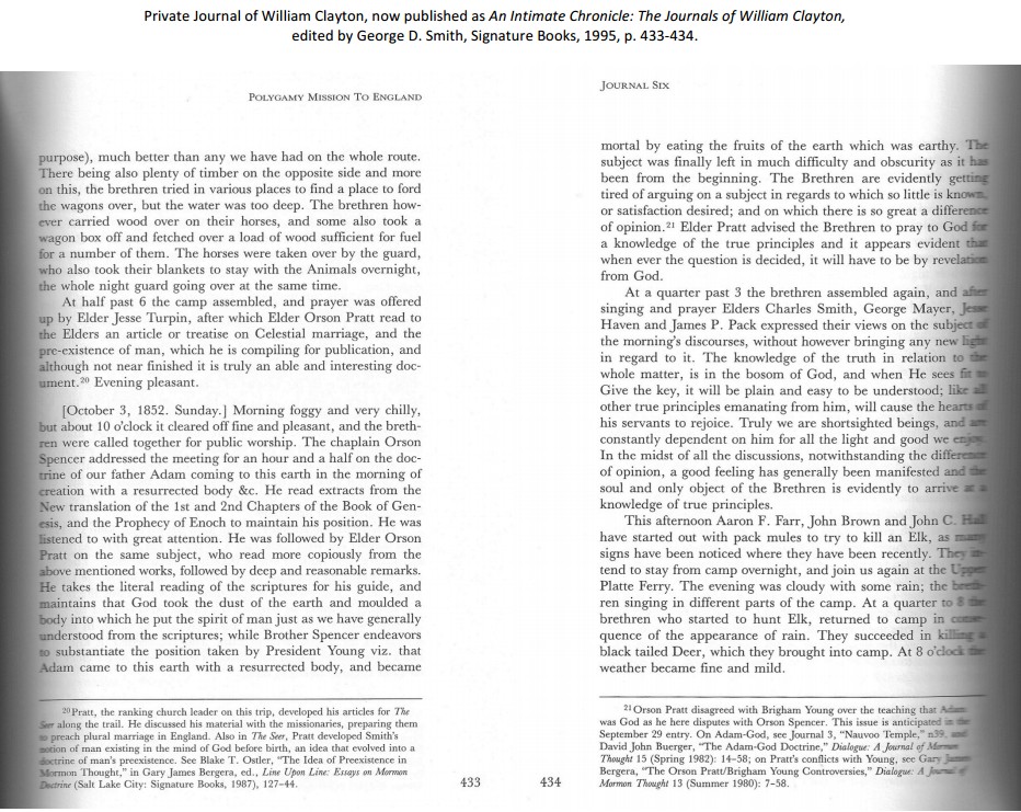 Private Journal of William Clayton - Page 433-434