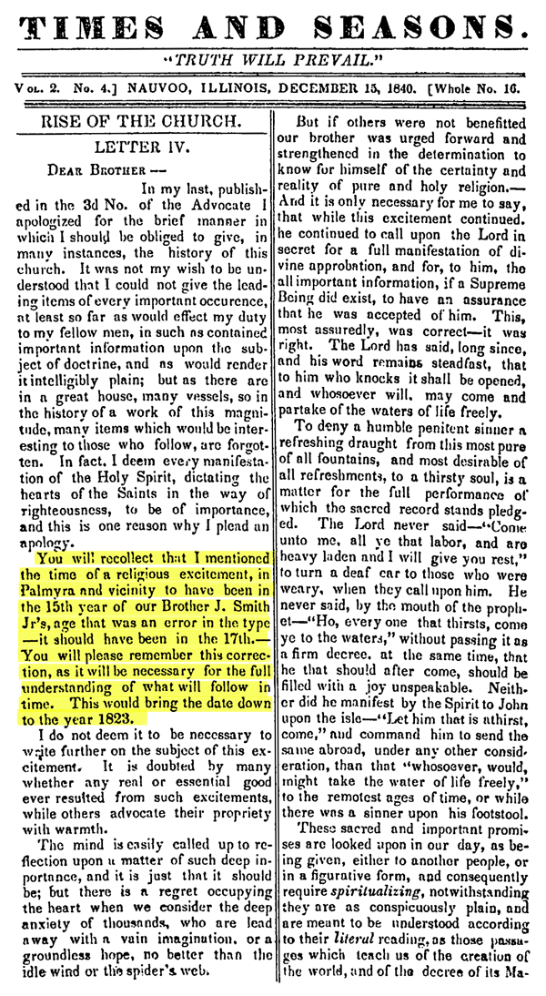 Times & Seasons, vol. 2, p. 241